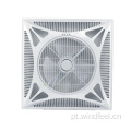 Caixa de teto falso de plástico ABS de 24 polegadas 600 * 600mm Ventilador doméstico 220V / 110V com 14 polegadas PP ABS com controle remoto